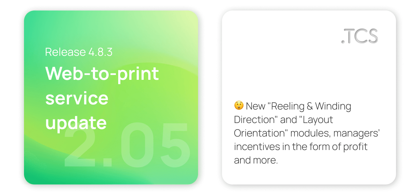 May 2, 2022 — Web-to-Print service update (release 4.8.3)