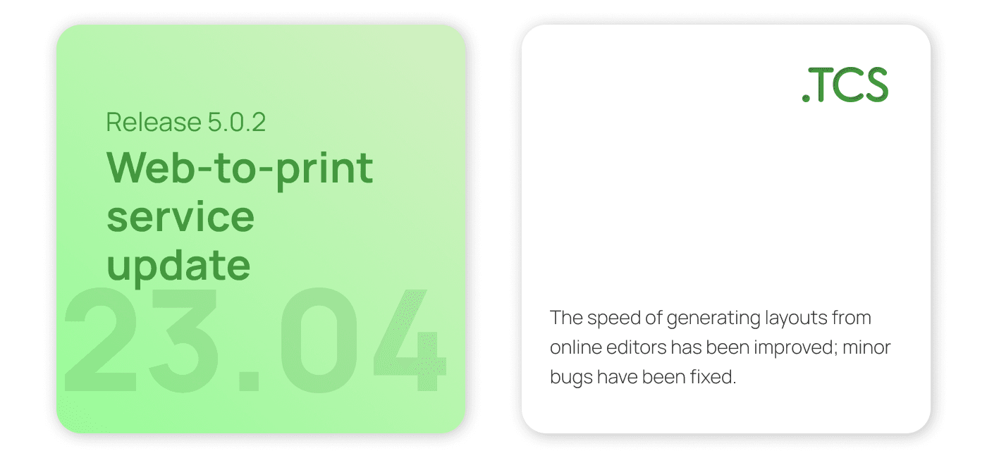 April 23, 2023 — Web-to-Print service update (release 5.0.2)